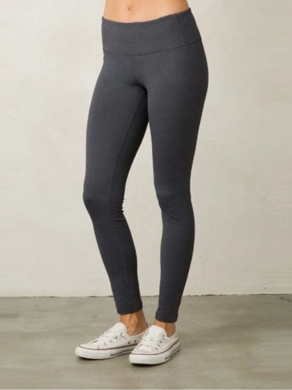 Prana Gray High-Rise Active Leggings